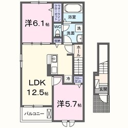 フレンドビュー水野の物件間取画像